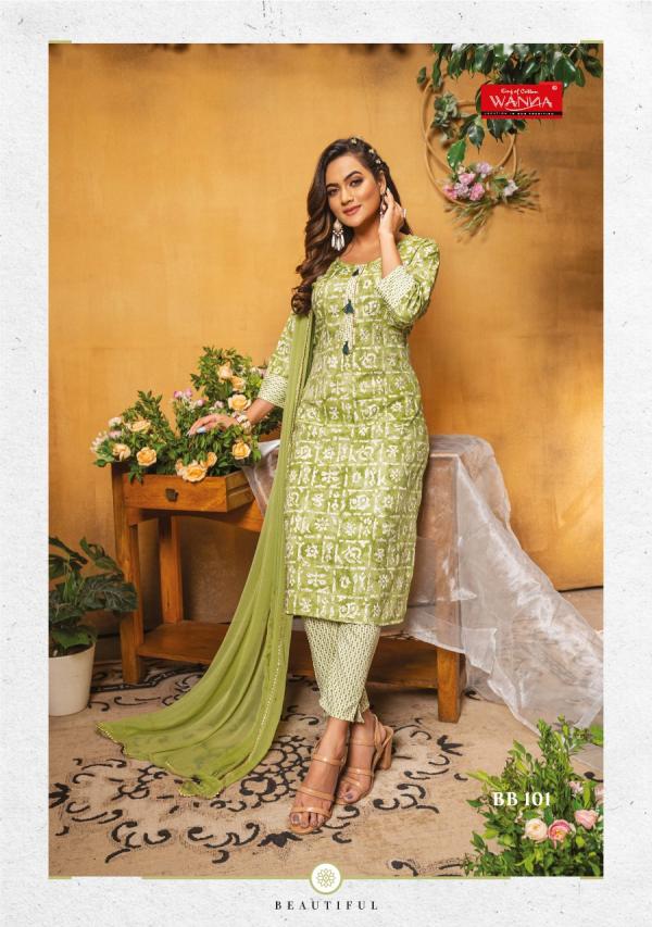 Wanna Blooming Beauty Rayon Designer Readymade Suit 